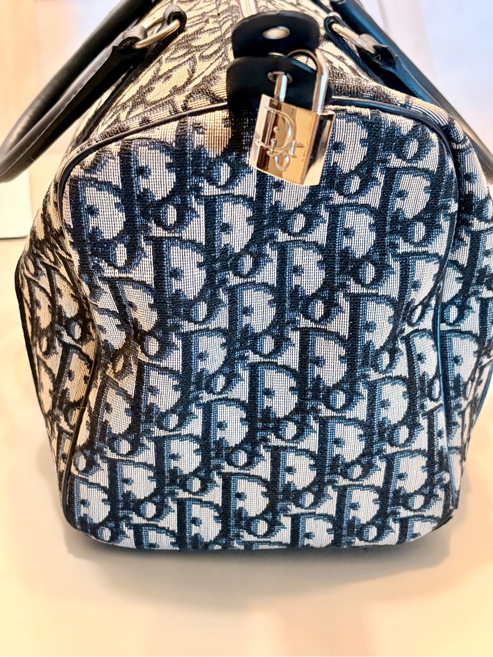 Christian Dior Diorissimo Boston Trotter Bag with Authentic Lock & Key (w/ COA) - Picture 6 of 15